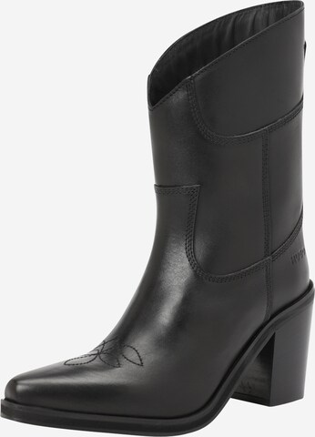 HUGO Cowboy boot 'Miley' in Black: front