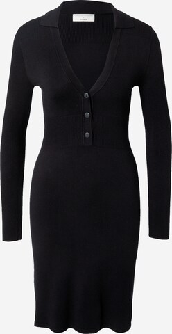 Guido Maria Kretschmer Women Knitted dress 'Tamia' in Black: front