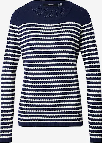 VERO MODA Pulover 'VMCARE' | modra barva: sprednja stran
