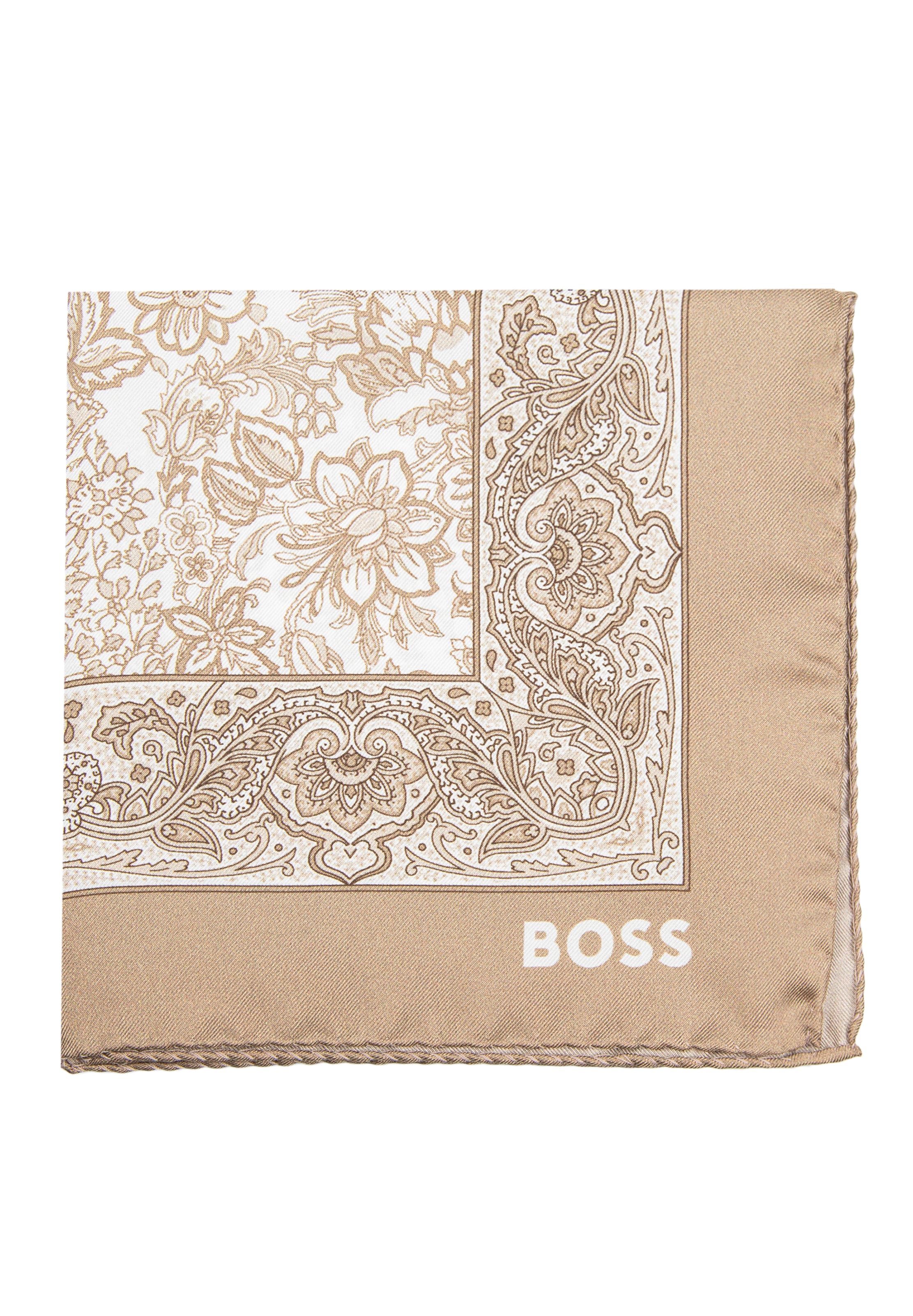 BOSS Einstecktuch in Beige: Vorderseite
