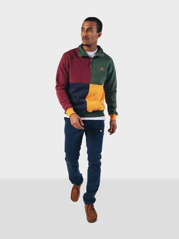 Trendsplant Кофта на молнии ' COLOR BLOCK ' в Красный