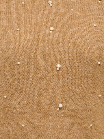 ONLY Carmakoma Pullover 'CARDOLLY' in Braun: Vorderseite