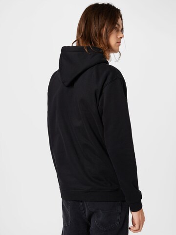 TOM TAILOR DENIM Sweatshirt in Schwarz