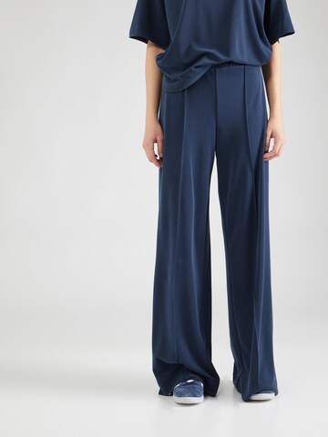 Wide Leg Pantalon ESPRIT en bleu : devant