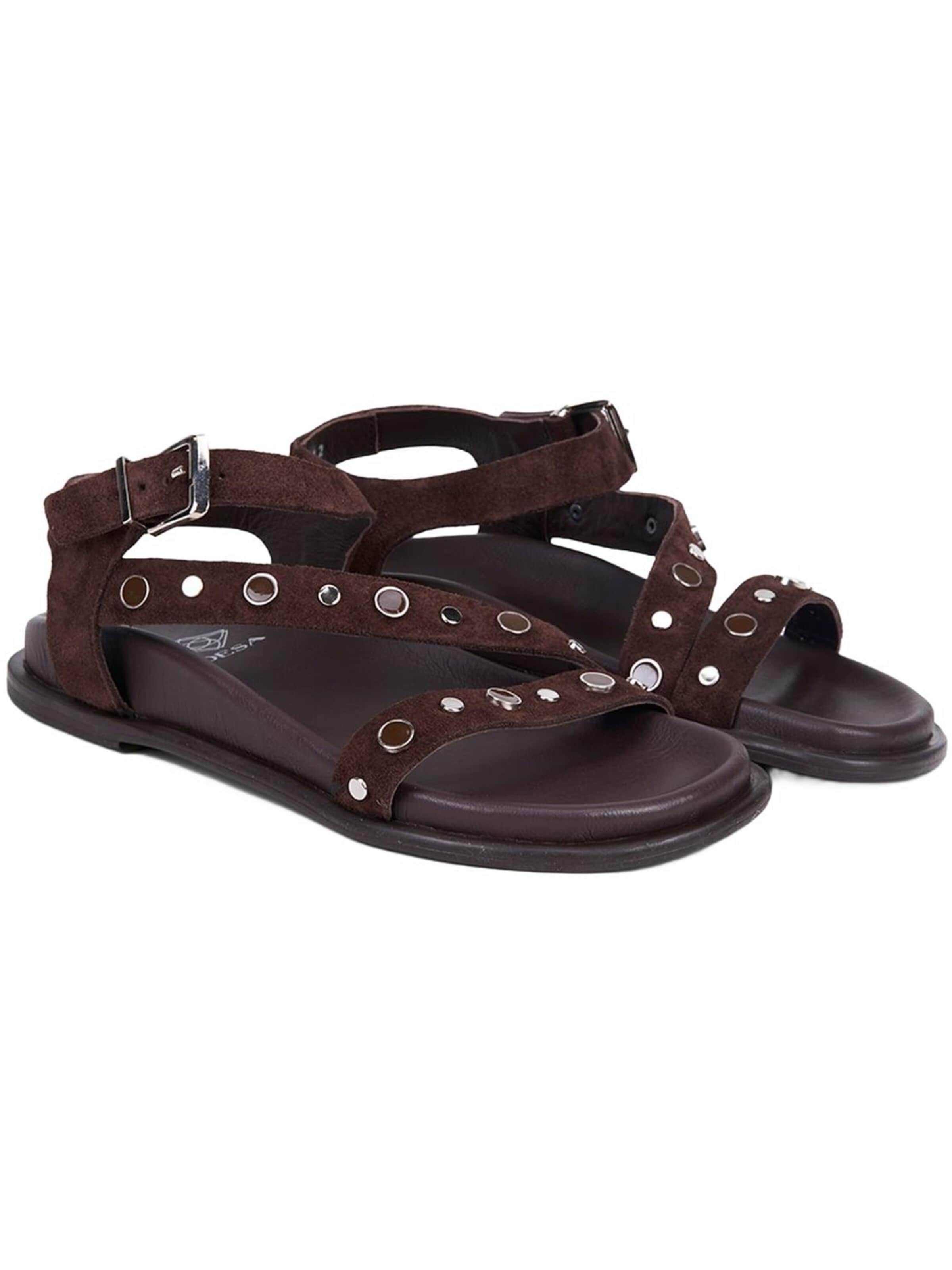 Sandales 'Sandalen' Desa en marron : devant