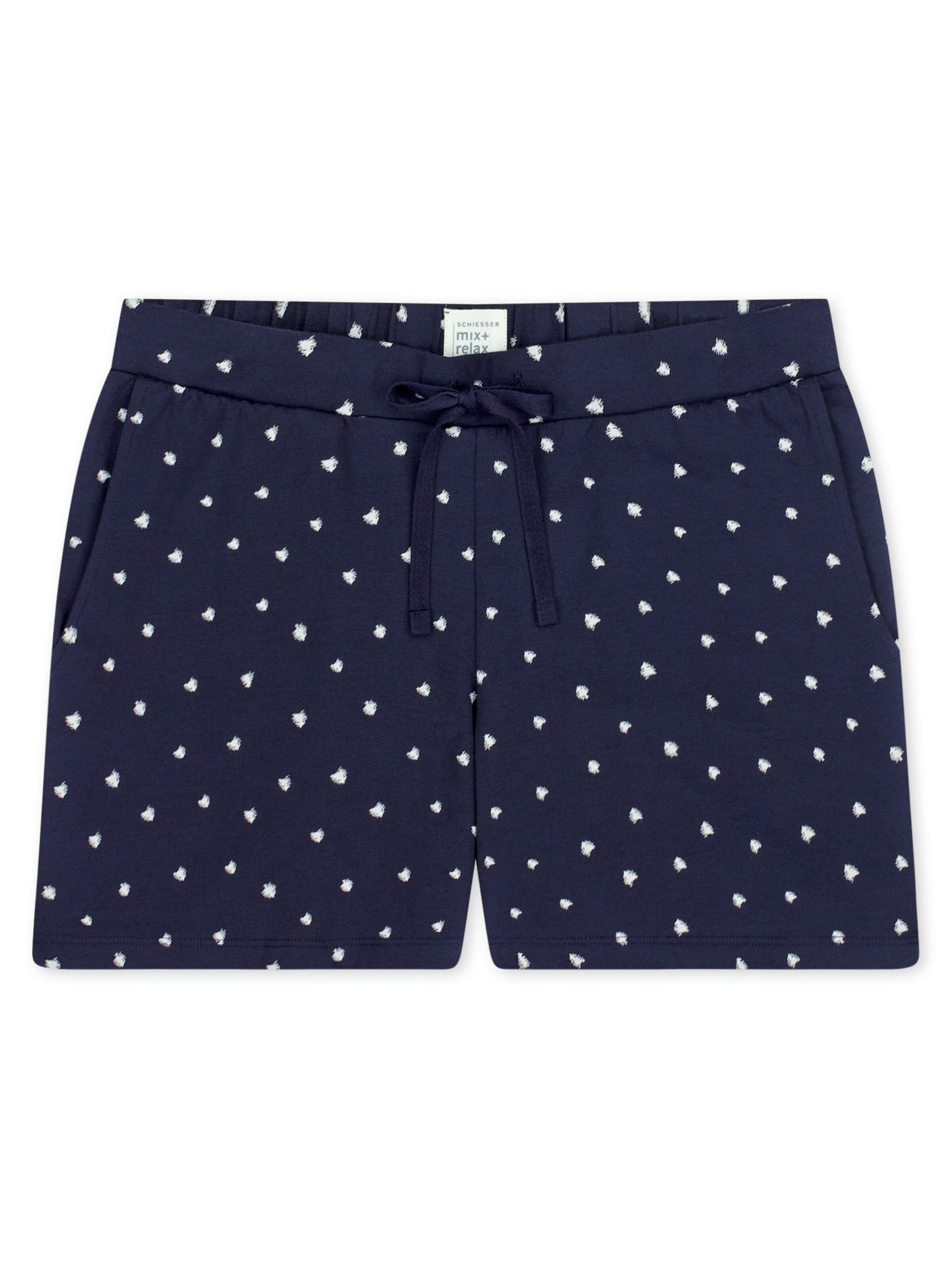 SCHIESSER Pyjamahose 'Mix & Relax'‌‌‌ in S in dunkelblau, Produktansicht