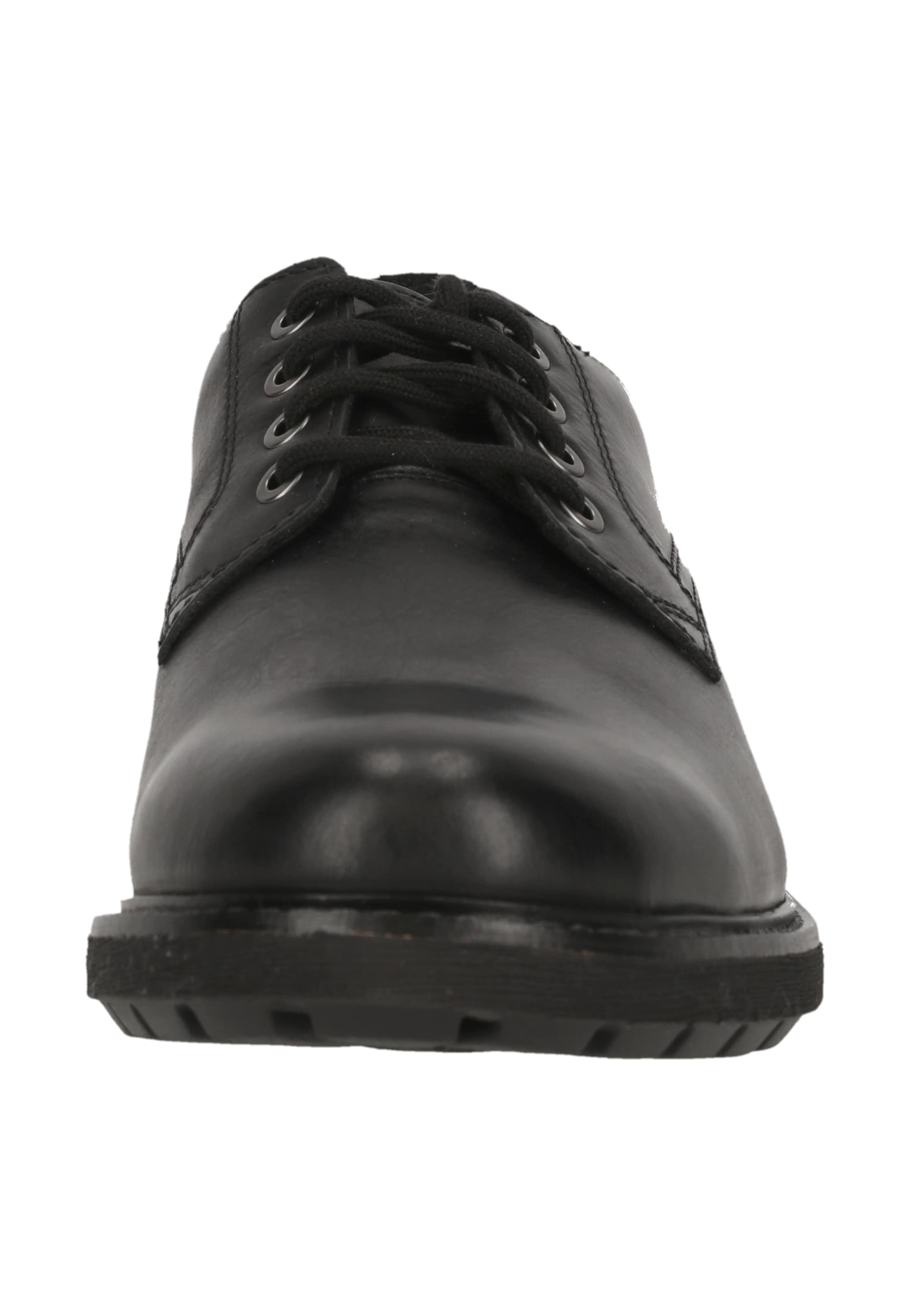 CLARKS Lace-up shoe 'Batcombe Tie Black Leather' in Black