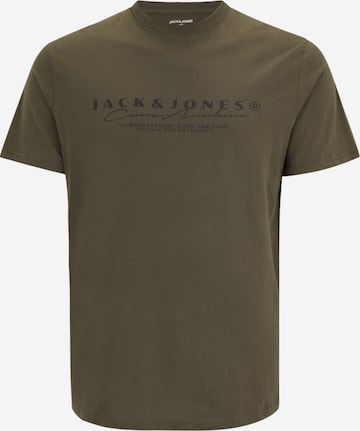 T-Shirt JACK & JONES en vert : devant