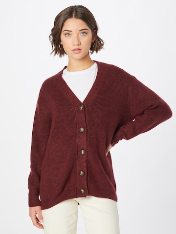 Cotton On Knit Cardigan in Purple: front