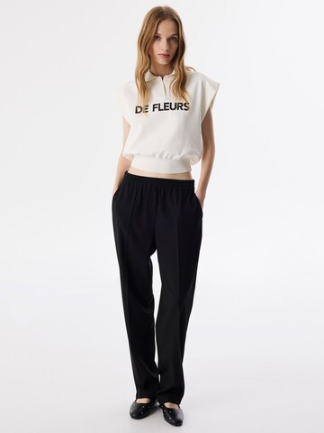 Twist Sweatshirt in Beige