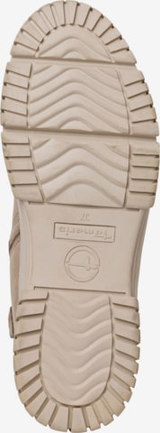 TAMARIS Schnürstiefelette in Beige