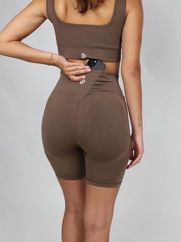 DRILLS Apparel Skinny Leggings 'FLXFLOW Shorts' in Grijs