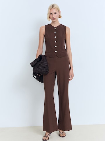 MANGO Gilet 'NINA-H' in Bruin