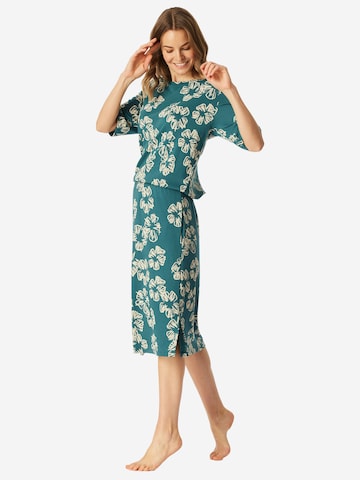 Chemise de nuit ' Modern ' SCHIESSER en vert