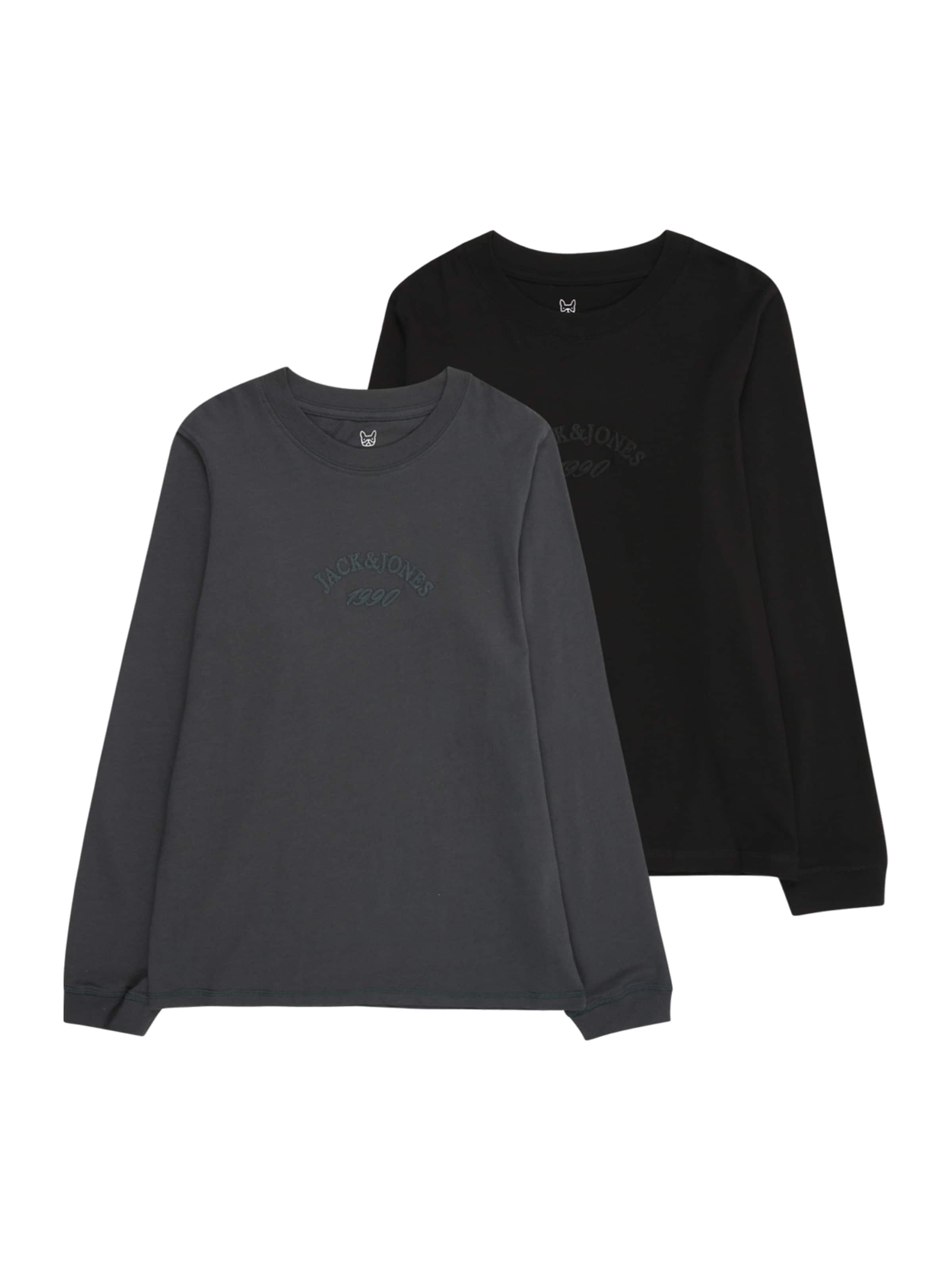 Jack & Jones Junior Shirt 'JORBLEECKER' in Grey: front