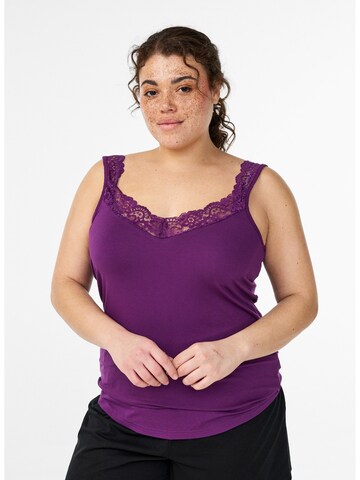 Haut 'Mcassie' Zizzi en violet : devant