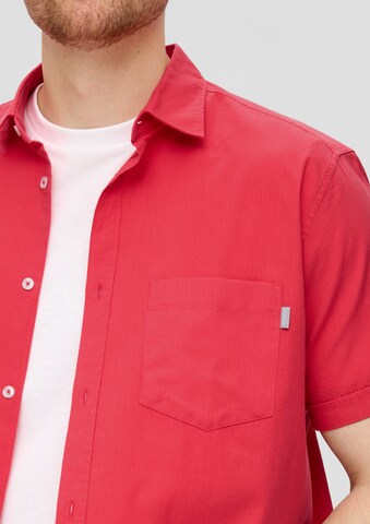 s.Oliver Red Label Big & Tall Regular fit Overhemd in Rood