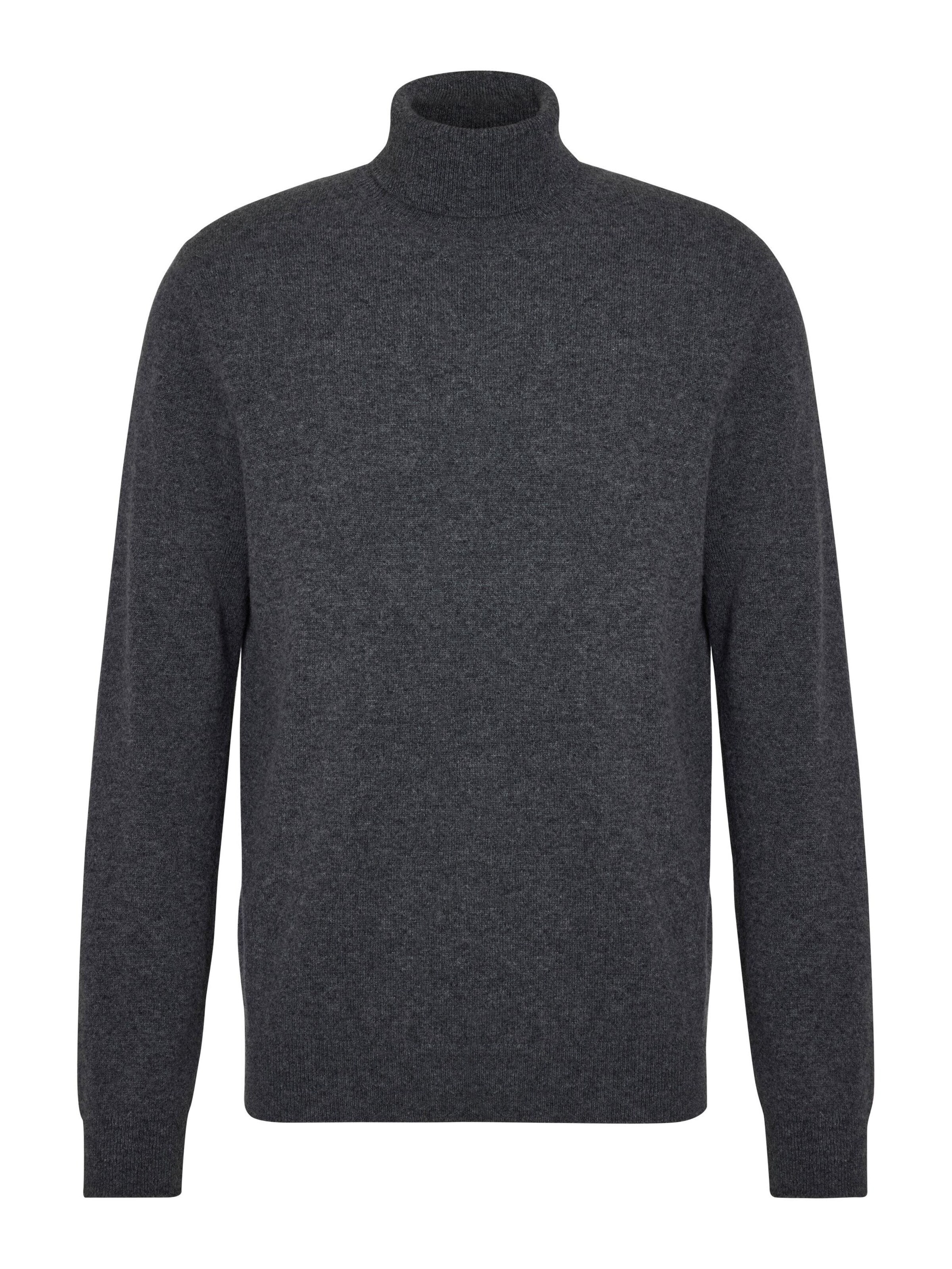 FALKE Sweater 'Pure Cashmere' in Grey: front