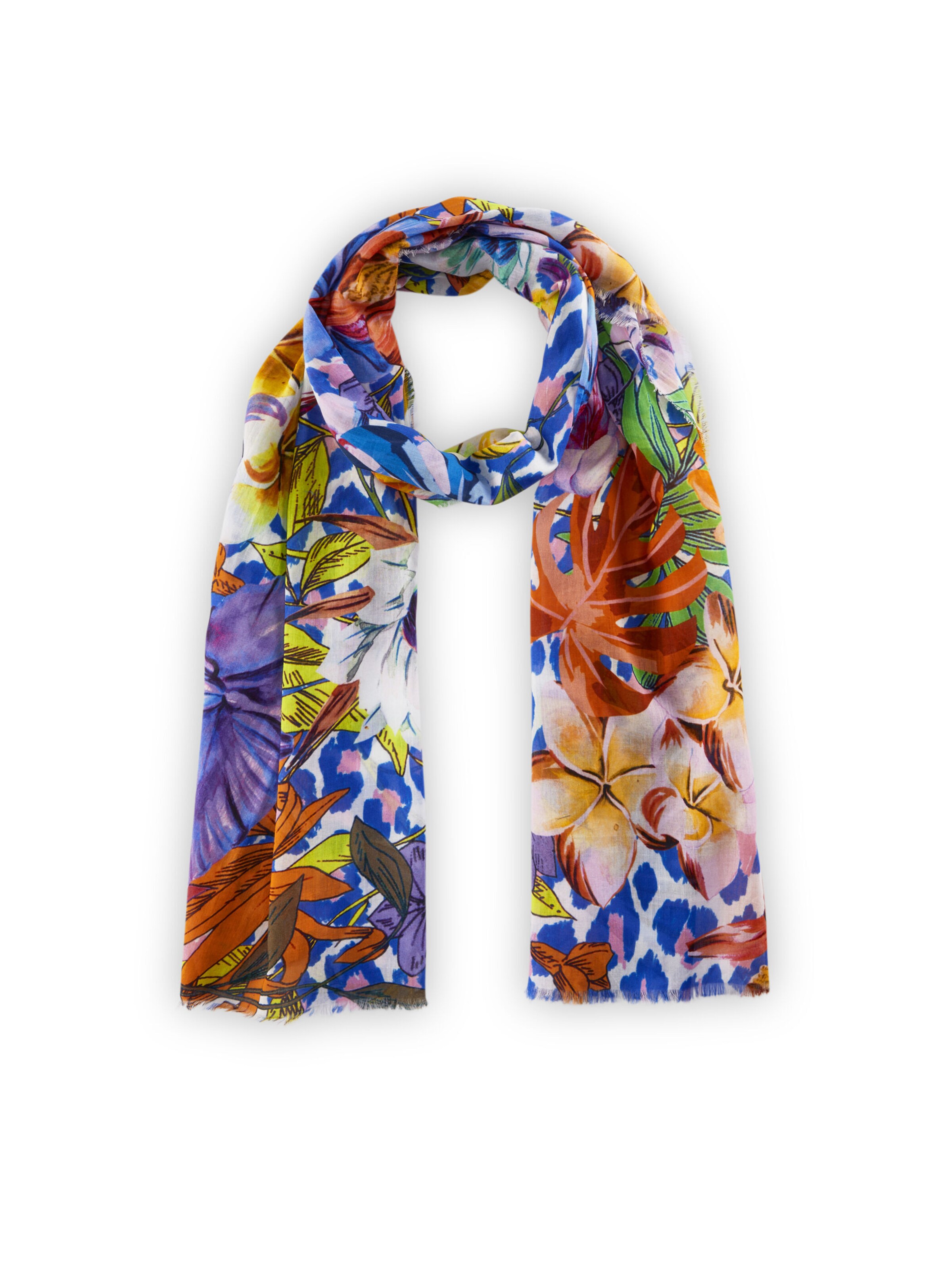 Écharpe CODELLO en mélange de couleurs : devant