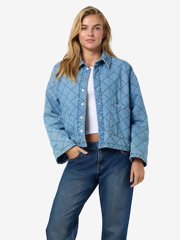 Veste mi-saison Noisy may en bleu : devant
