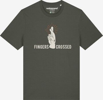 T-Shirt Watapparel en vert : devant