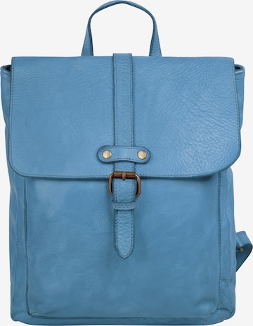 Samantha Look Backpack in Blue: front