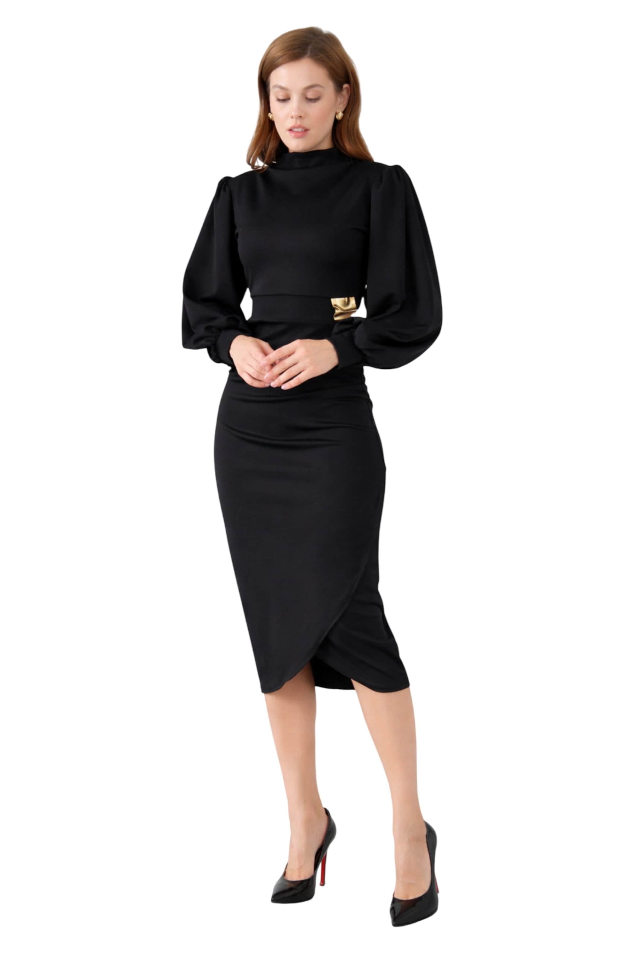WOMAN VISION Kleid in Schwarz