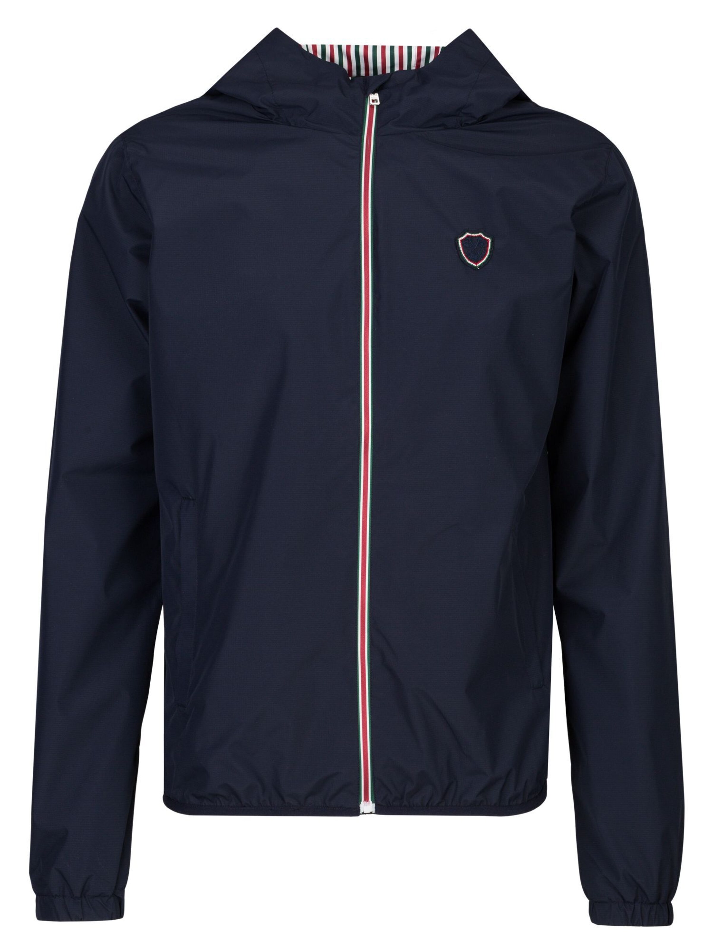 19V69 ITALIA Jacke 'Jo Flag' in Blau: Vorderseite