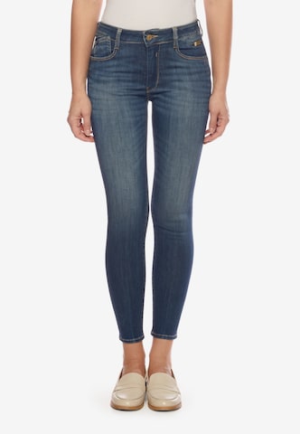 Le Temps Des Cerises Slim fit Jeans in Blue: front