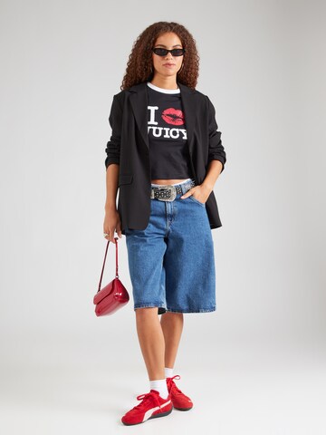 Juicy Couture Shirt 'I KISSED JUICY' in Black
