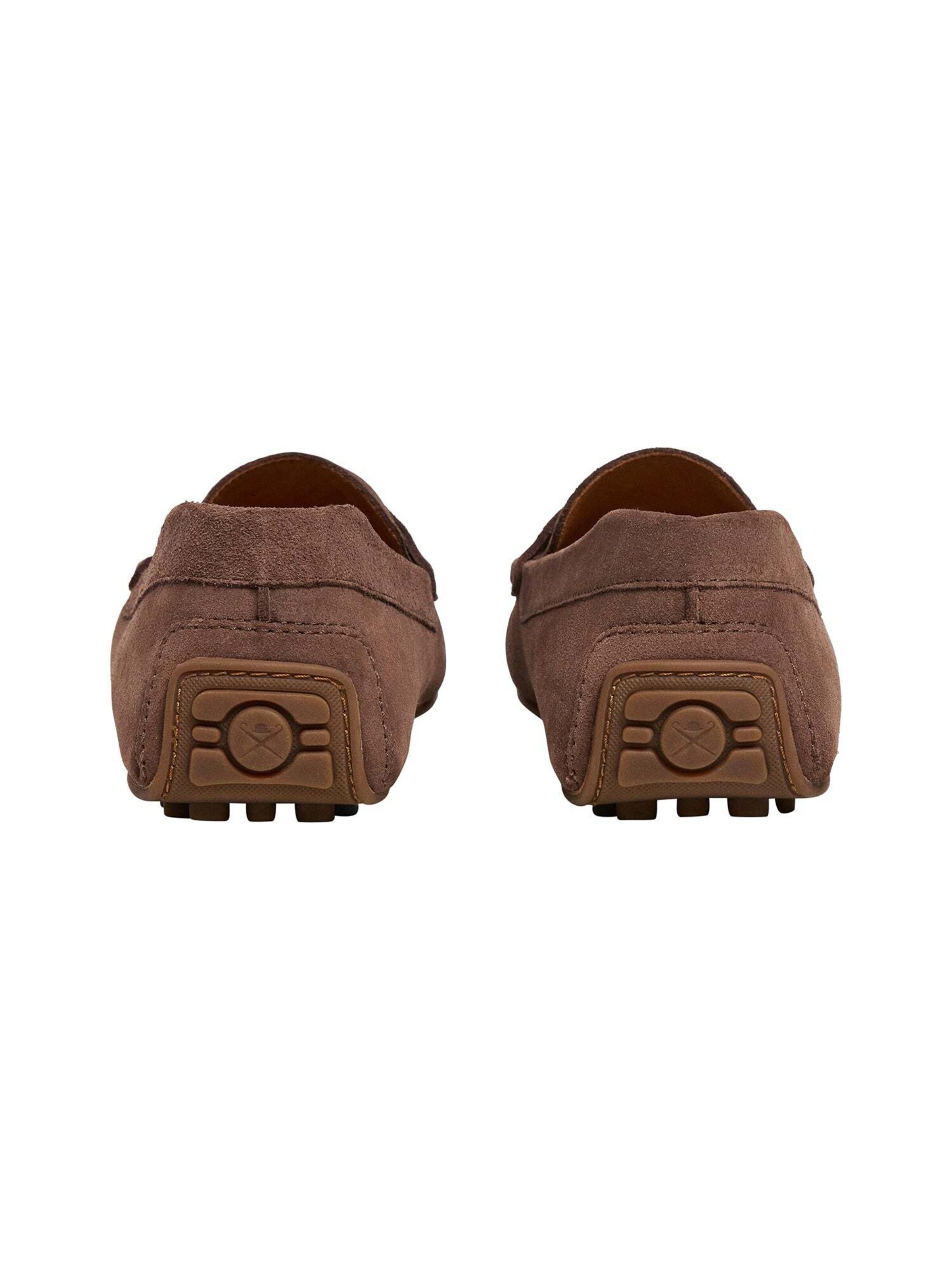Hackett London Mocassins 'Driver Saddle' in Bruin