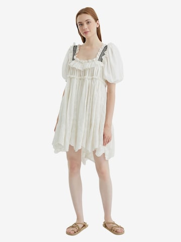 NOCTURNE Καλοκαιρινό φόρεμα 'Elvina' σε λευκό