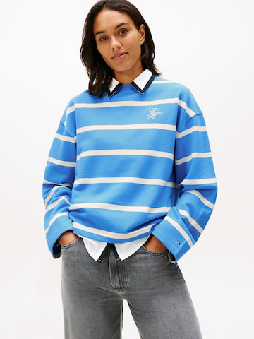TOMMY HILFIGER Суичър в синьо: отпред
