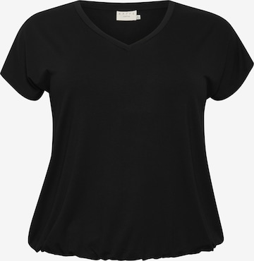 KAFFE CURVE - Camisa 'Jena' em preto: frente