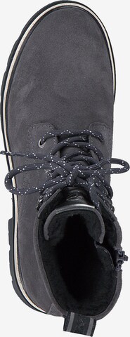 TAMARIS Lace-up bootie in Grey