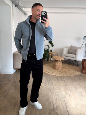 DAN FOX APPAREL Between-season jacket 'Maurice' in Blue