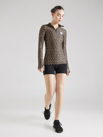 UNDER ARMOUR Skinny Sportbyxa 'Meridian Middy' i svart