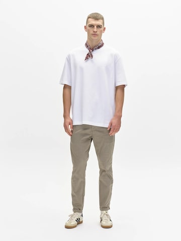 GABBA Tapered Lærredsbukser 'Pisa K3280 Dale' i beige