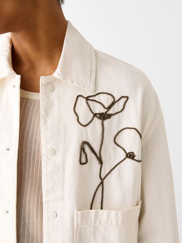 Bershka Jacke in Weiß