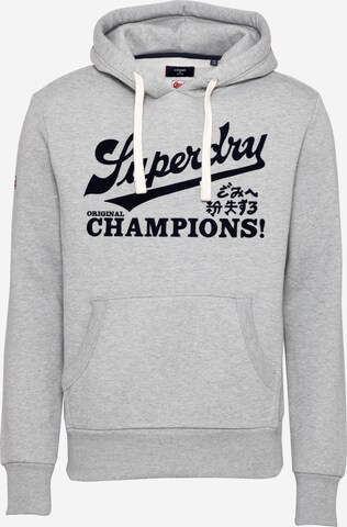 Superdry Sweatshirt 'Collegiate' in Grey: front