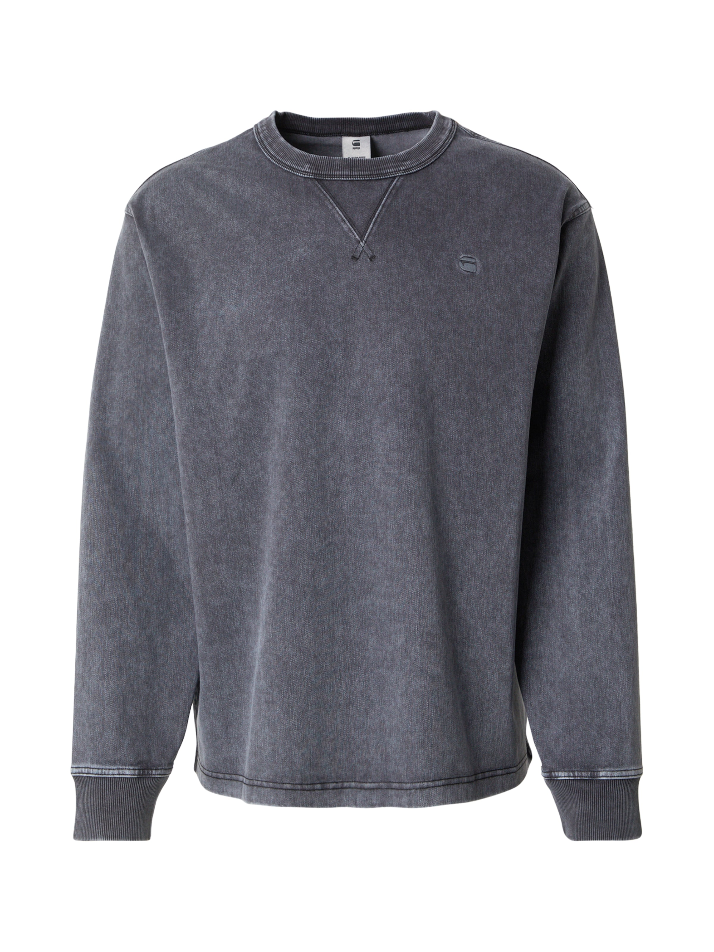 G-STAR Sweatshirt em cinzento / branco, Vista do artigo