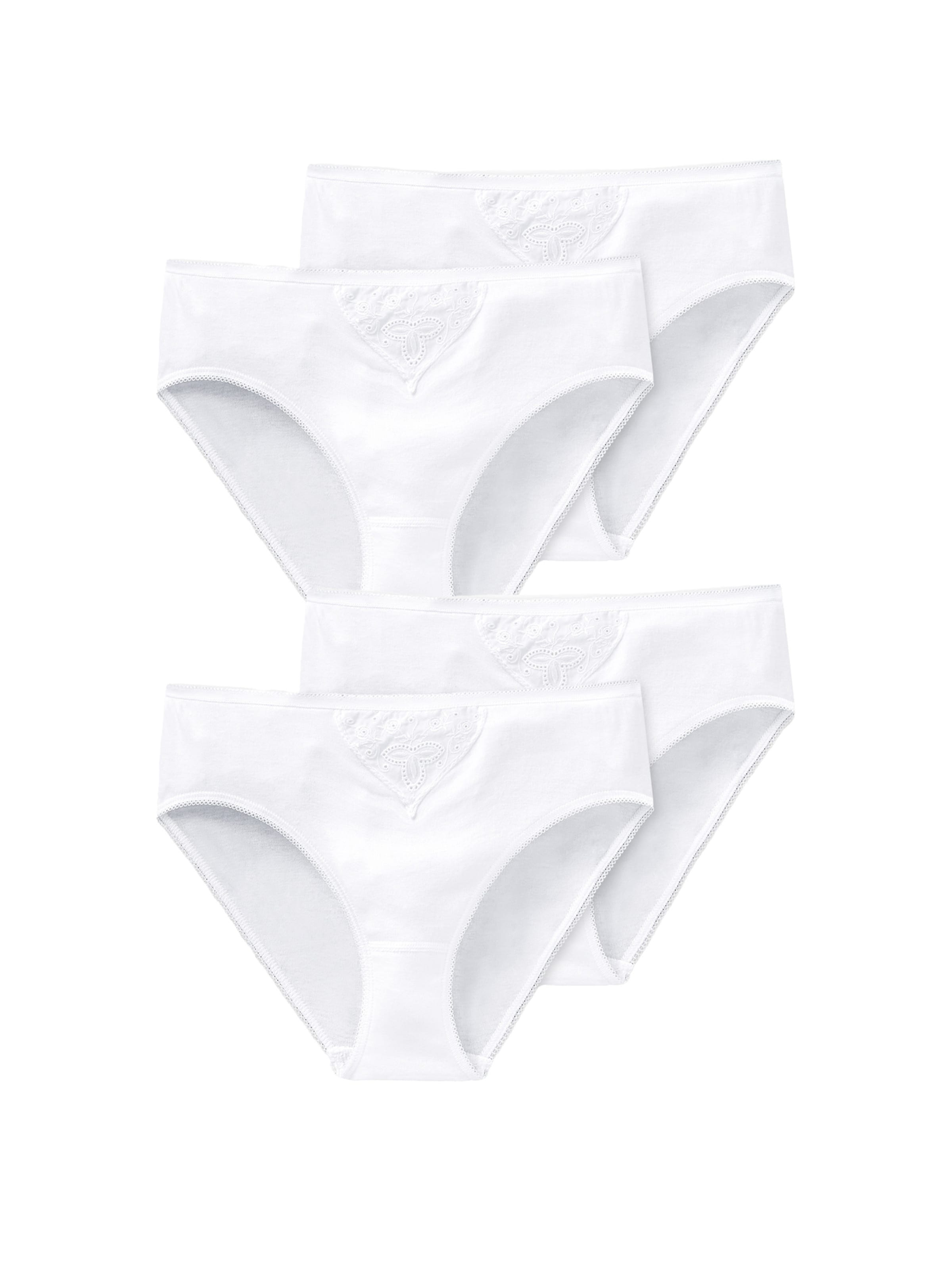 SCHIESSER Slip 'Cotton Essentials' in Wit: voorkant