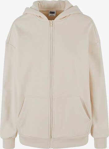 Urban Classics Sweatjacka i beige: framsida