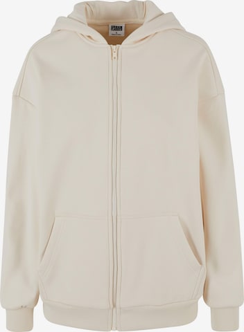 Urban Classics Sweatjacke in Beige: predná strana