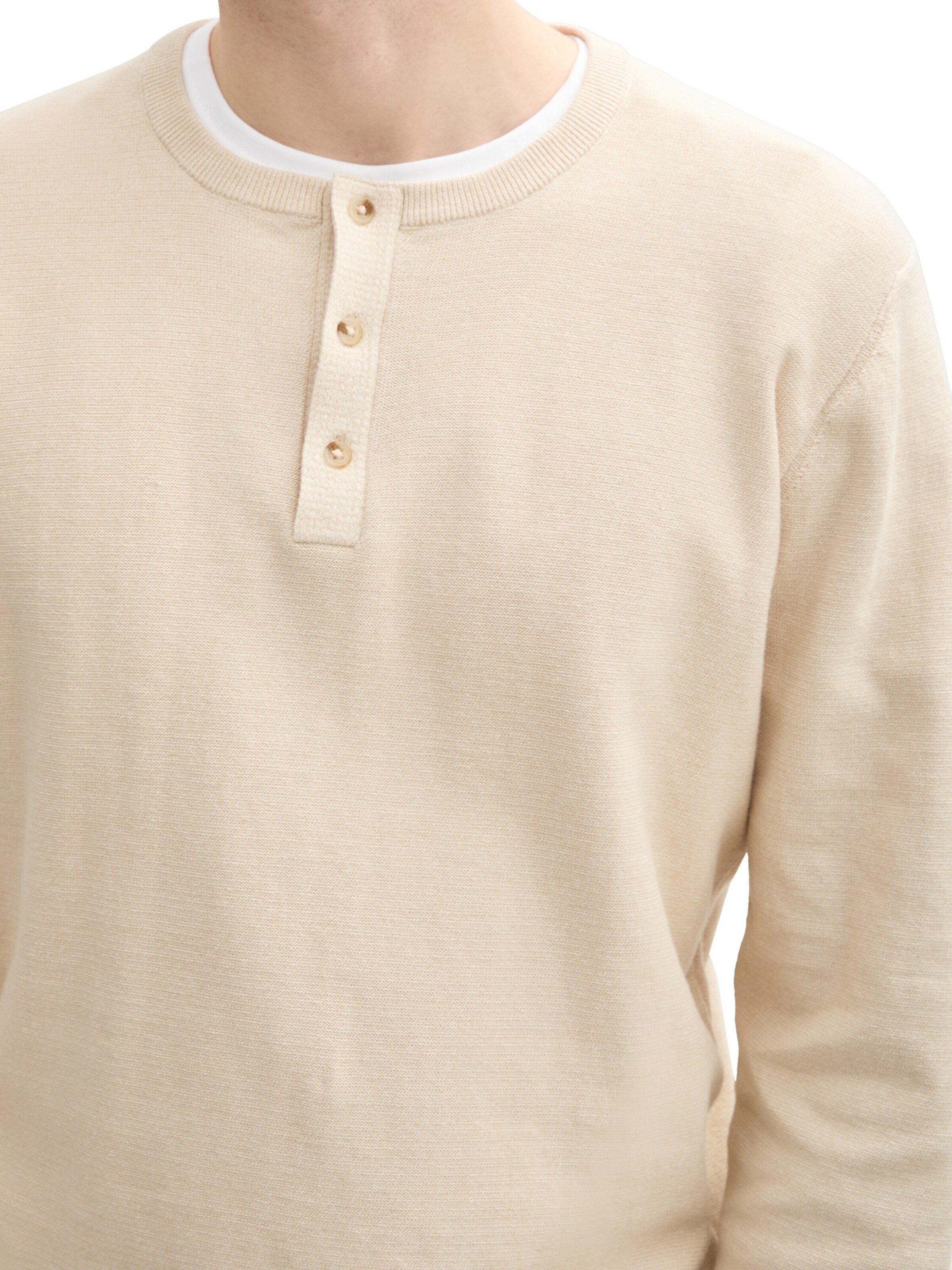 TOM TAILOR Sweter w kolorze beżowy