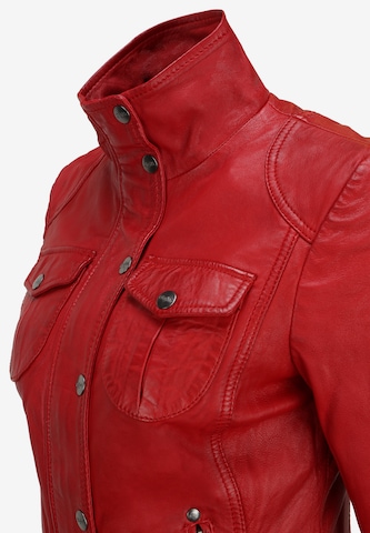 BUFFALO Lederjacke 'BE Wonderful' in Rot