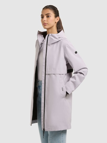 khujo Between-seasons coat 'June' in Purple