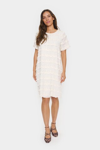 SAINT TROPEZ Jurk 'Johanette' in Beige