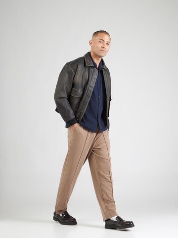 QS Comfort fit Button Up Shirt in Blue