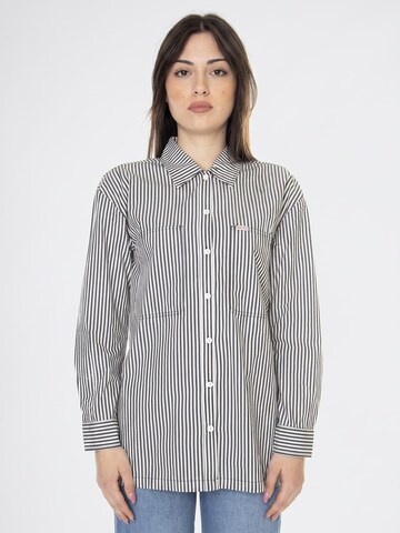 Brixton Blouse 'Bowery' in Grey: front